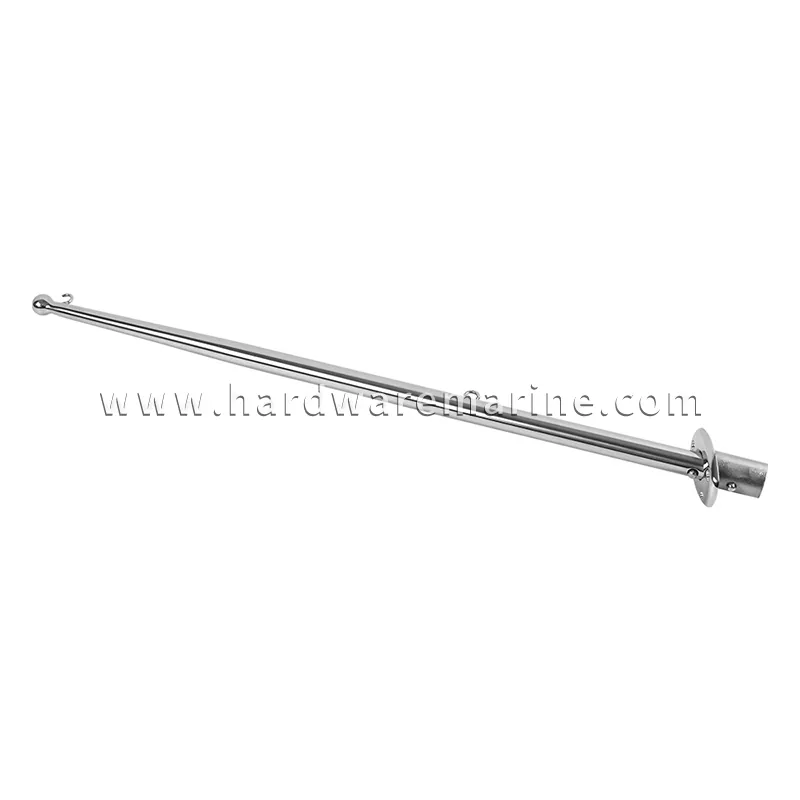 Stâlp pentru steag marin de 24 inch cu bază de montare