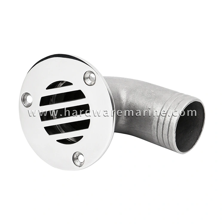 316 SCUPPER DE DRAIN DE PUNCĂ MARINE 90 de grade de 90 de grade