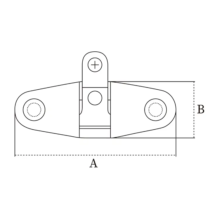 316 Stainless Steel Marine Split Bollard With Pin